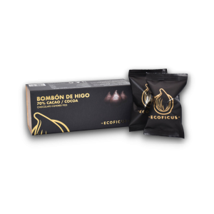 Bombones de higo con chocolate premium 3uds